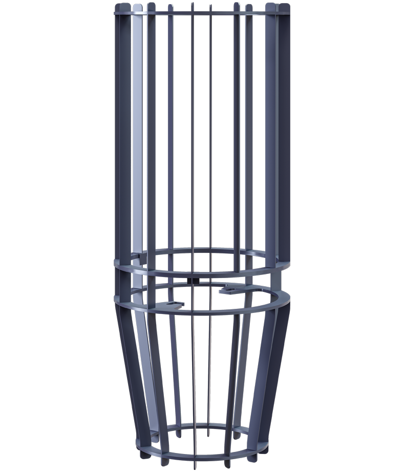 Сетка на трубу GFS Ураган Авангард 24/25 тюльпан (низ конус + верх) 115 (300*770) под шибер