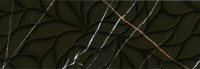 Плитка настенная Black & Gold Struttura 242x700 черная