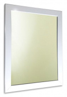 Зеркало LORANTO Глянец белый 410х610 мм