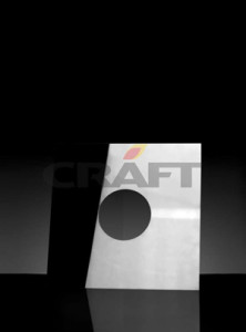 Разделка Craft потолочная декоративная нерж. (430/1,0 мм), 600*600, с отв. ф350