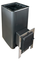 Печь для бани Термофор Олимп Carbon 26 с чуг.дверцей без стекла антрацит#