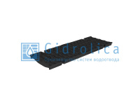 Решетка водоприемная Gidrolica Super РВ -15.19.50 - щелевая чугунная ВЧ, кл. D400 (50159D)