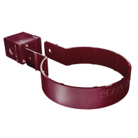 Хомут трубы Kliker Premium GL Клас-ка 120/90мм ПВХ (Бордо)