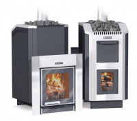 Печь для бани Ермак 30 Люкс Inox, антрацит #