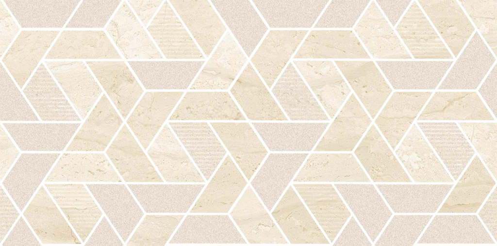 Декор настенный Olimpia Crema 315x630 бежевый