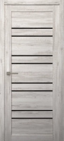 Дверь Дублин - Ель альпийскя - Черное - Eco-Wood