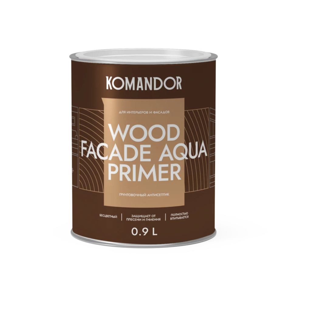 Грунтовочный антисептик Wood  Facade Aqua Primer  (Вуд фасад аква премьер)