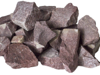 Камень для бани Кварцит ежевичный для электрокаменок 40-80 20 кг коробка Банный Эксперт