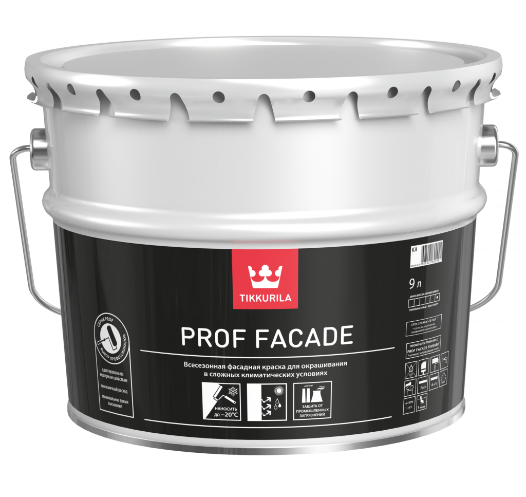 Краска фасадная  PROF FACADE  KC 9л./13 кг.
