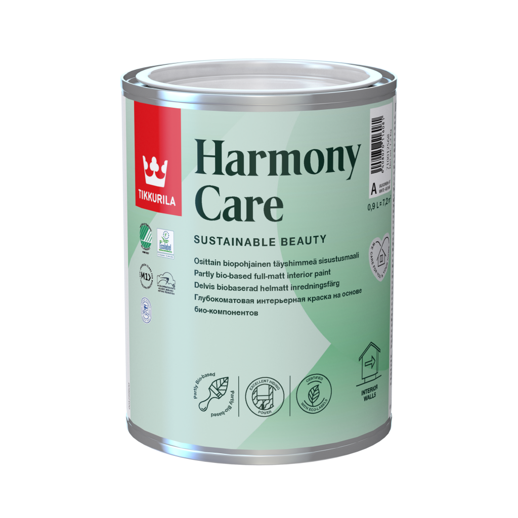 Краска интерьерная HARMONY CARE A гл/мат 0,9л
