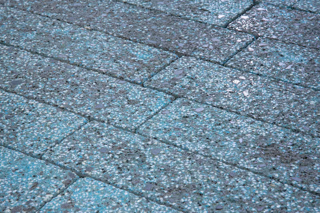 Тротуарная плитка Готика Granite FINERRO, Азул-Бахия, Плита, 1000х500х100 мм