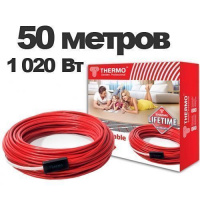 Нагревательный кабель Thermo 50 м, 1020 Вт
