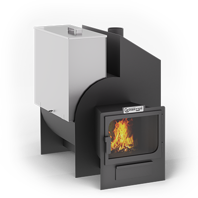 Печь для бани Сабантуй 3D 20 Панорама бак справа