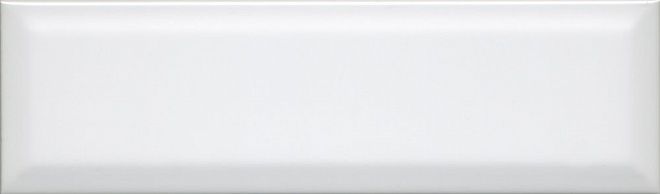 Плитка настенная Аккорд грань 85x285 белая 9010