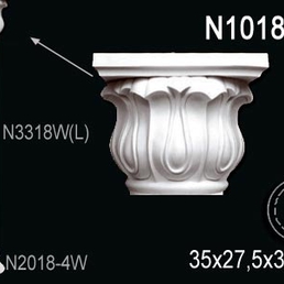 Колонны и пилястры N1018-3W Капитель колонны