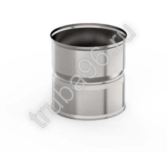 Адаптер котла d200мм (тип мама-мама), толщина металла 1.0 мм