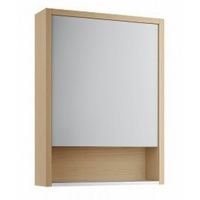 Зеркало со шкафом EFP Уника 60, белый с дуб гальяно