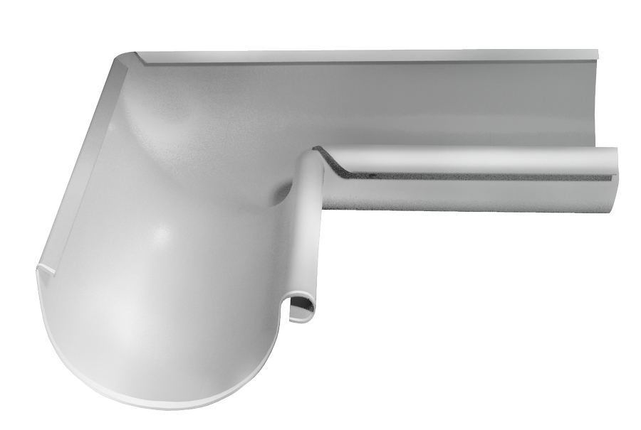 Угол желоба внутренний 90º Optima  (RAL 8017) Угол желоба внутренний 90º Optima  (RAL 8017)