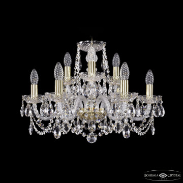 Подвесная люстра Bohemia Ivele 1402/6+3/195 G Подвесная люстра Bohemia Ivele 1402/6+3/195 G