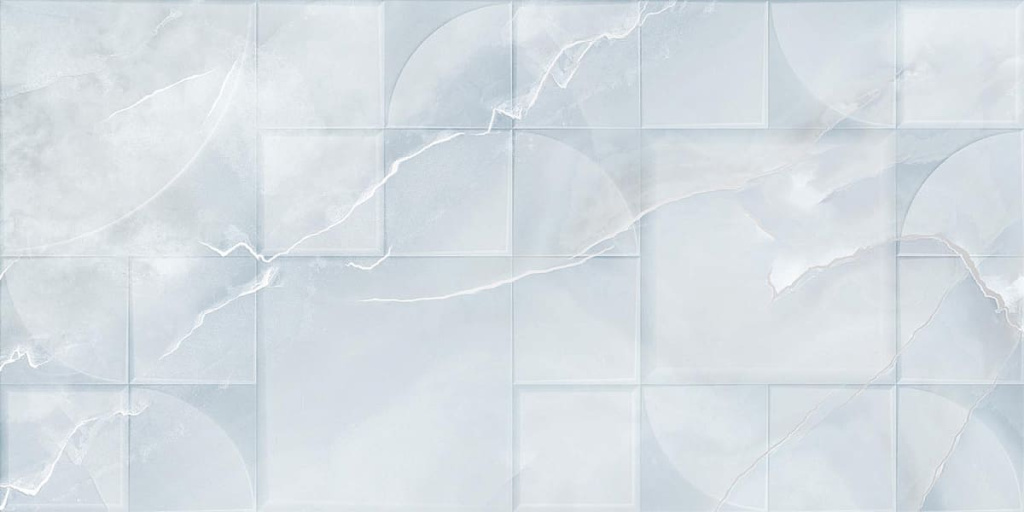 Плитка настенная Onice Blu Rel. 315x630 голубая Плитка настенная Onice Blu Rel. 315x630 голубая