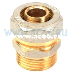 Переходник GF , 3/4х20 м/п труба Переходник GF , 3/4х20 м/п труба
