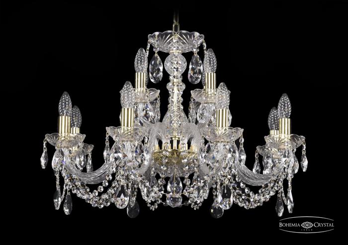 Подвесная люстра Bohemia Ivele 1402/8+4/240 G Подвесная люстра Bohemia Ivele 1402/8+4/240 G