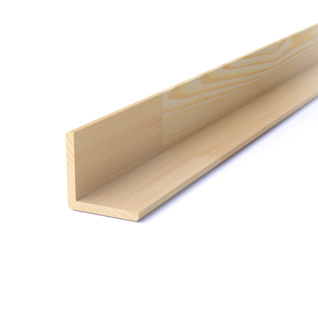 Уголок сосна - 45х45 - 2000 Уголок сосна - 45х45 - 2000