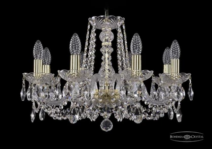 Подвесная люстра Bohemia Ivele 1402/8/195 G Подвесная люстра Bohemia Ivele 1402/8/195 G