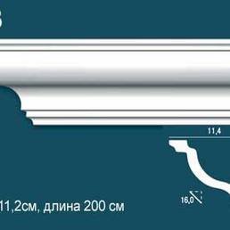 Р03 Карниз гладкий Р03 Карниз гладкий