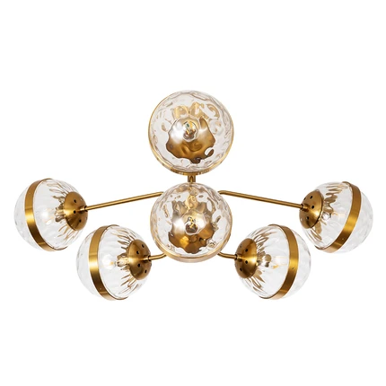 Люстра на штанге Arte Lamp DELACRUA A7770PL-6PB Люстра на штанге Arte Lamp DELACRUA A7770PL-6PB