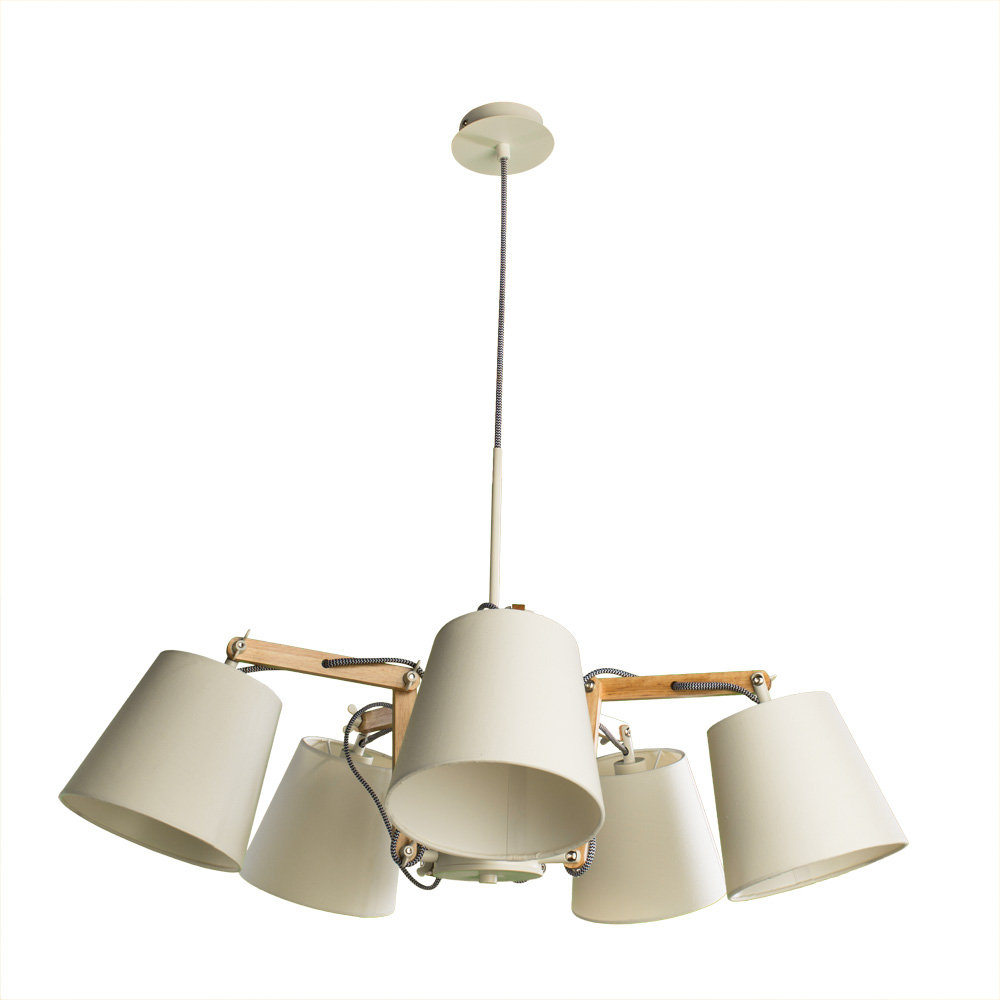 Подвесная люстра Arte Lamp PINOCCHIO A5700LM-5WH Подвесная люстра Arte Lamp PINOCCHIO A5700LM-5WH