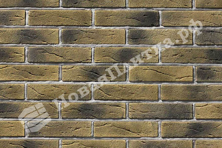 Декоративный кирпич  "Тонкий кирпич" 06-12, угловой элемент Декоративный кирпич  "Тонкий кирпич" 06-12, угловой элемент