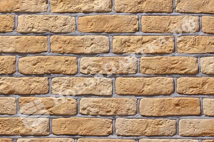 Декоративный кирпич  "Старый кирпич" 09-13, угловой элемент Декоративный кирпич  "Старый кирпич" 09-13, угловой элемент