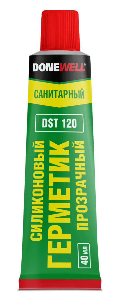 Герметик силиконовый санитарный DONEWELL прозрачный 40 мл (уп.24шт) Герметик силиконовый санитарный DONEWELL прозрачный 40 мл (уп.24шт)
