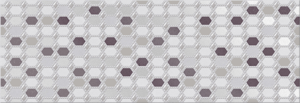 Декор настенный Malwiya Grey Geometria 242x700 серый Декор настенный Malwiya Grey Geometria 242x700 серый