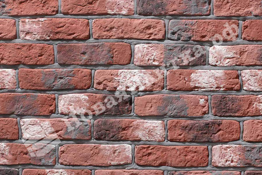 Декоративный кирпич  "Старый кирпич" 09-12, угловой элемент Декоративный кирпич  "Старый кирпич" 09-12, угловой элемент