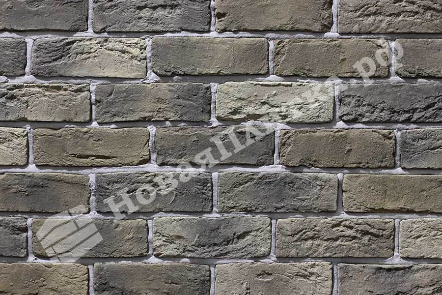 Декоративный кирпич  "Шамотный кирпич" 12-21, угловой элемент Декоративный кирпич  "Шамотный кирпич" 12-21, угловой элемент