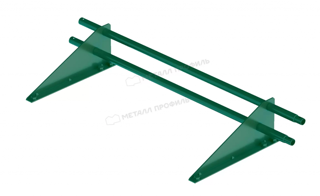 Снегозадержатель трубчатый дл. 1000 мм (6005) ROOFRetail Снегозадержатель трубчатый дл. 1000 мм (6005) ROOFRetail