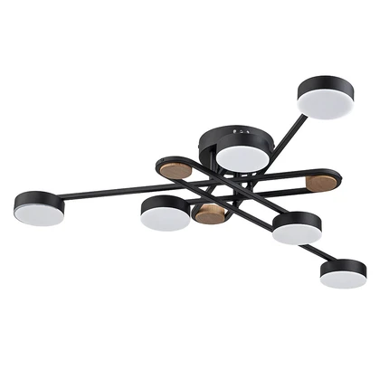 Потолочная люстра Arte Lamp TAYGETA A2455PL-6BK Потолочная люстра Arte Lamp TAYGETA A2455PL-6BK