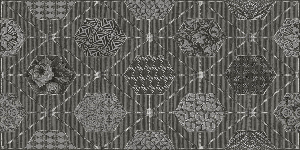 Декор настенный Devore Gris 315x630 серый Декор настенный Devore Gris 315x630 серый