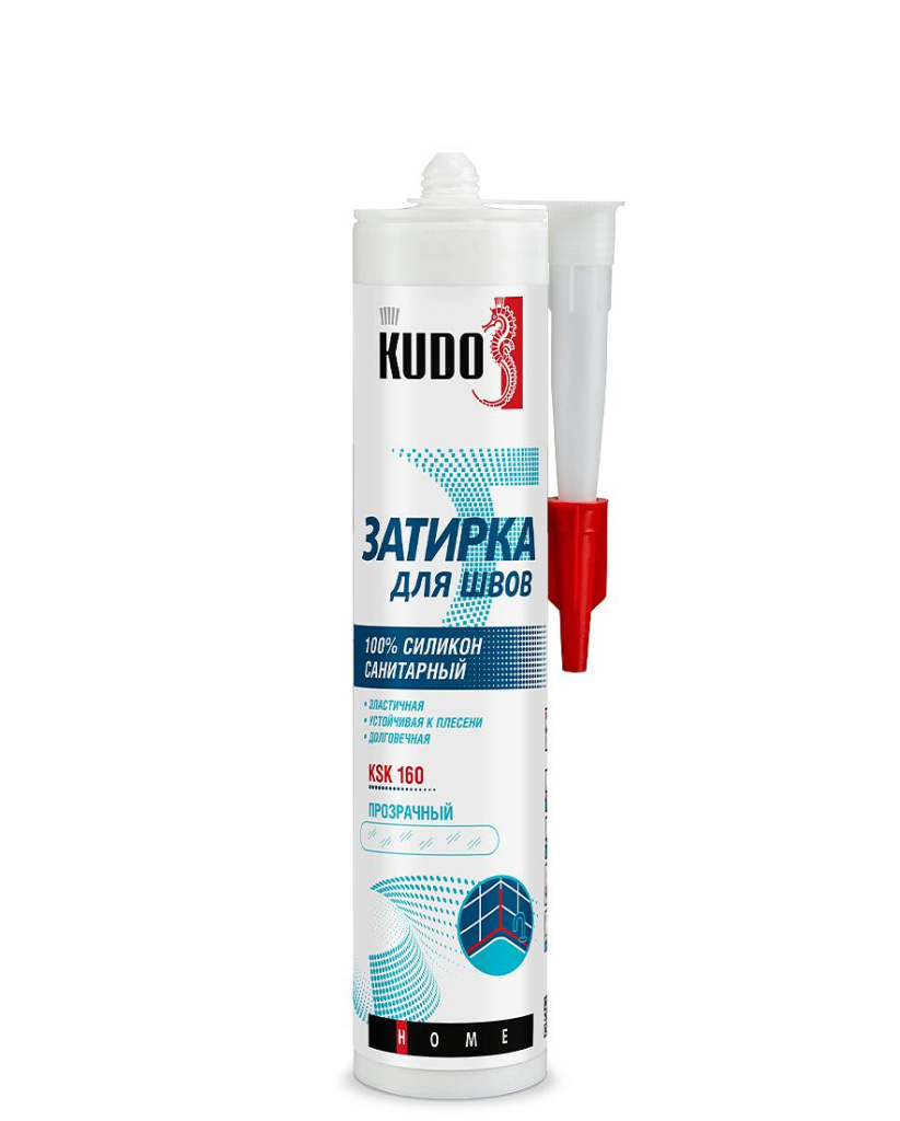Герметик -затирка для швов KUDO HOME KSK-166 силиконовый санитар Герметик -затирка для швов KUDO HOME KSK-166 силиконовый санитар