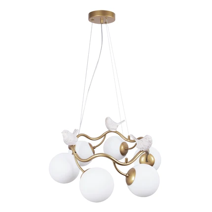 Подвесная люстра Arte Lamp CAMOMILLA A9712LM-6SG Подвесная люстра Arte Lamp CAMOMILLA A9712LM-6SG