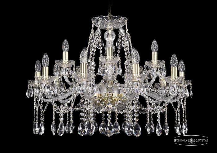 Подвесная люстра Bohemia Ivele 1413/10+5/300 G Подвесная люстра Bohemia Ivele 1413/10+5/300 G