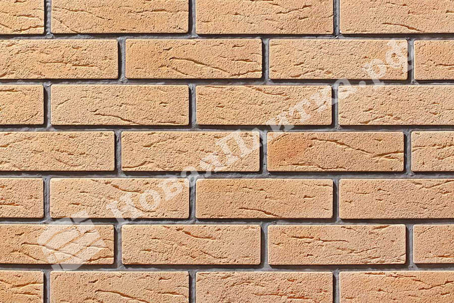 Декоративный кирпич  "Тонкий кирпич Мега" 07-02, плоский элемент Декоративный кирпич  "Тонкий кирпич Мега" 07-02, плоский элемент