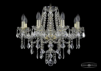 Подвесная люстра Bohemia Ivele 1415/8/200 G Leafs Подвесная люстра Bohemia Ivele 1415/8/200 G Leafs