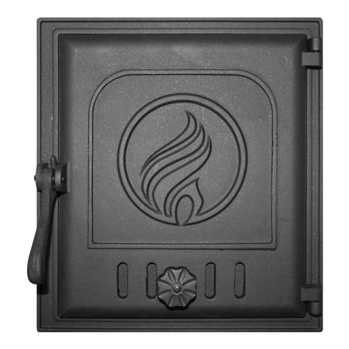 Дверца Fireway чугунная топочная (К412) 250x280 мм Дверца Fireway чугунная топочная (К412) 250x280 мм