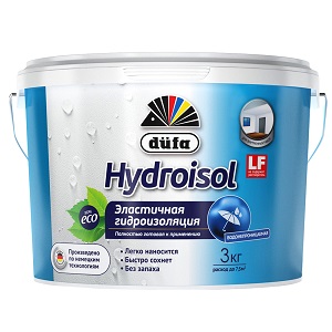 Dufa Гидроизоляция HYDROISOL эластичная 3кг Dufa Гидроизоляция HYDROISOL эластичная 3кг
