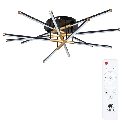 Потолочная люстра Arte Lamp FERNANDO A2199PL-6BK Потолочная люстра Arte Lamp FERNANDO A2199PL-6BK