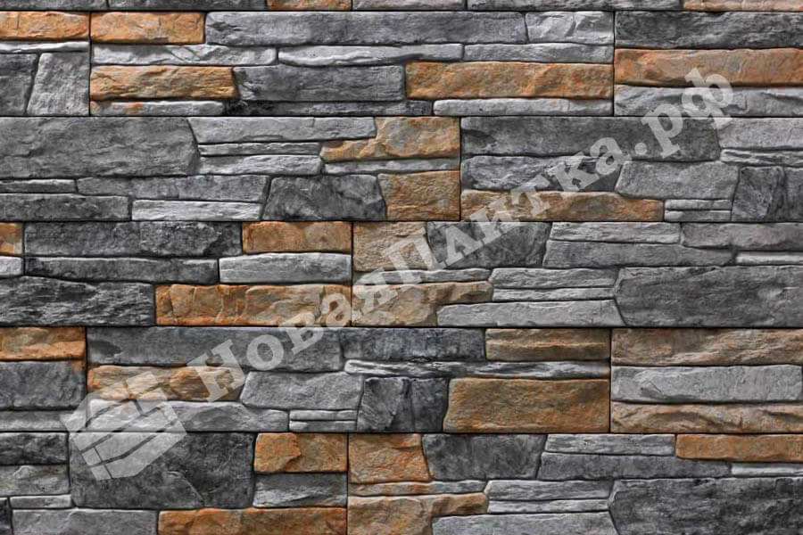 Декоративный камень "Скала" 04-24, плоский элемент Декоративный камень "Скала" 04-24, плоский элемент