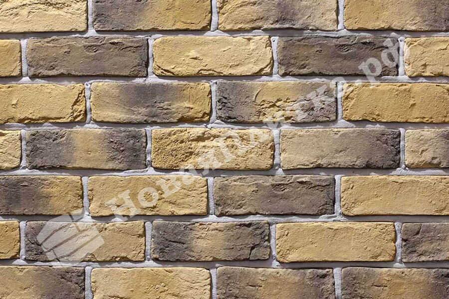 Декоративный кирпич  "Шамотный кирпич" 12-25, угловой элемент Декоративный кирпич  "Шамотный кирпич" 12-25, угловой элемент